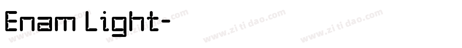 Enam Light字体转换